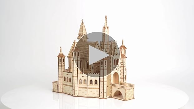 ハウルの動く城 木製パズル 完成品 ハウルの動く城 ki-gu-mi / キグミ ハウル城（カラーver / 0458